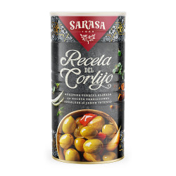 ACEITUNAS VERDES C/H ALIÑADAS RECETA DEL CORTIJO 6/2Kg (750gr P.N.E.)